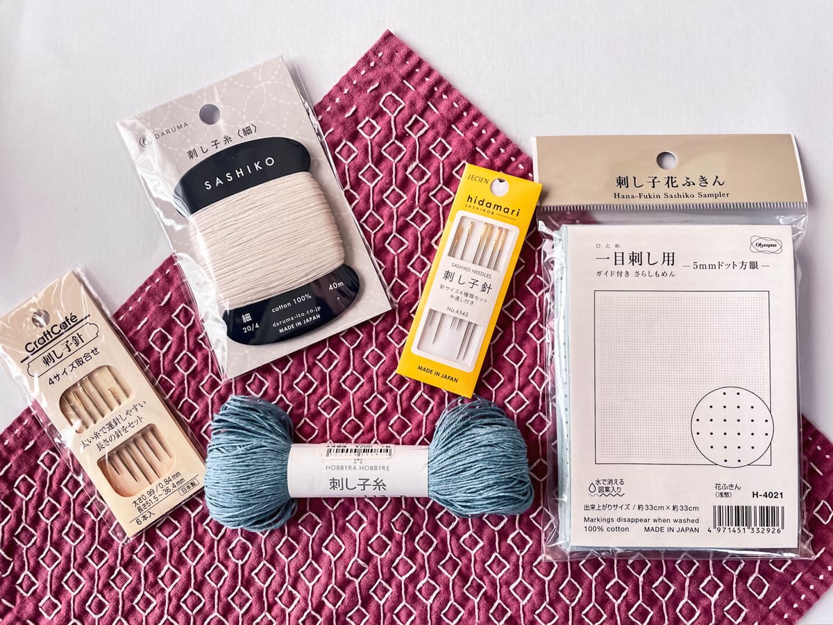 Japan's 5 major brands in sashiko material 2024